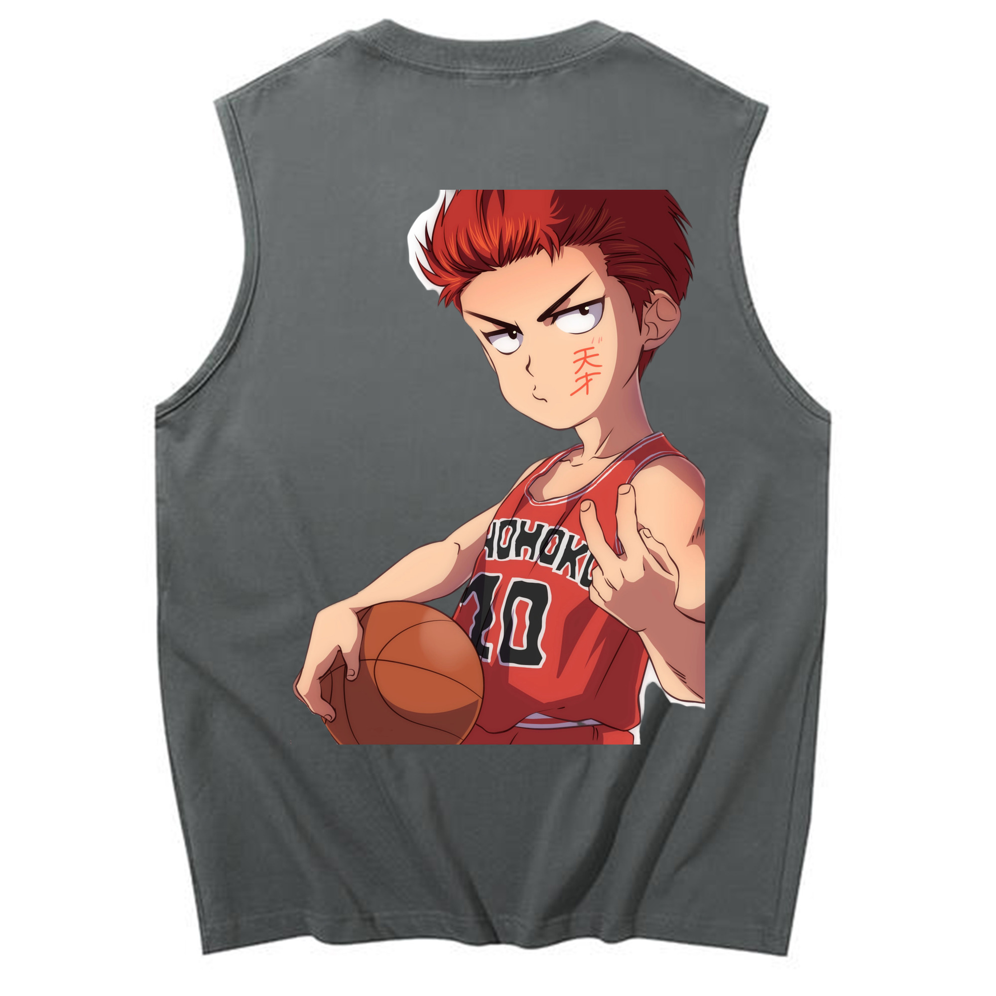（画像用） SLAM DUNK／スラムダンク コットン100％タンクトップ（背面プリント）